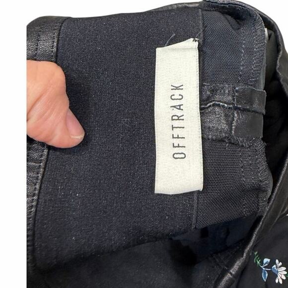 Offtrack OT Black Stretch Nappa Leather Leggings - Picture 2 of 6